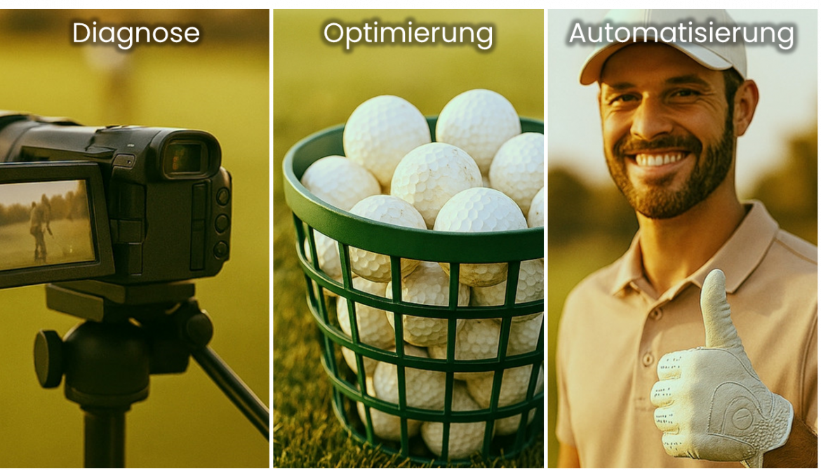 Verbessere deinen Golfschwung in 3 Schritten